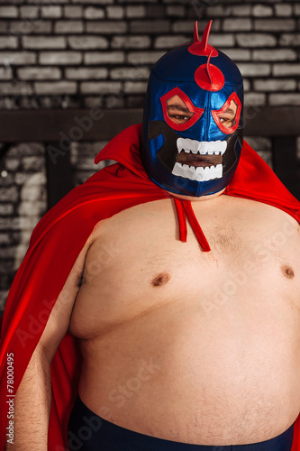 Fotografie Large Mexican wrestler