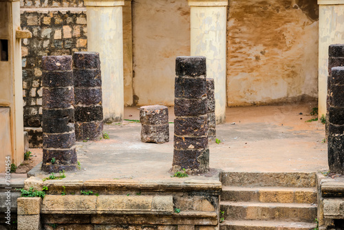 part of ruins Vijaynagara Fort Tanjore ancient monument Nayak Ki photo