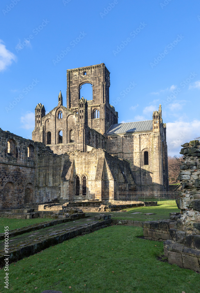 The ruins of Kirkstall Abbey
