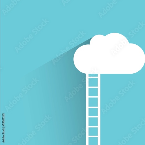 cloud and stairway