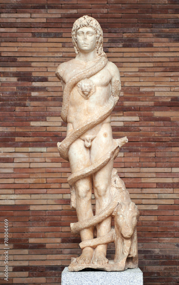 Cronos, escultura romana, Merida, España