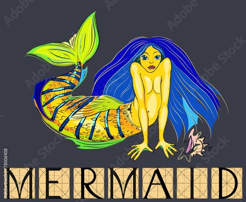 Mermaid with title