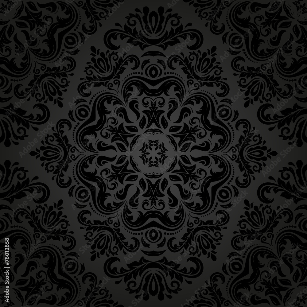 Seamless Orient Vector Background