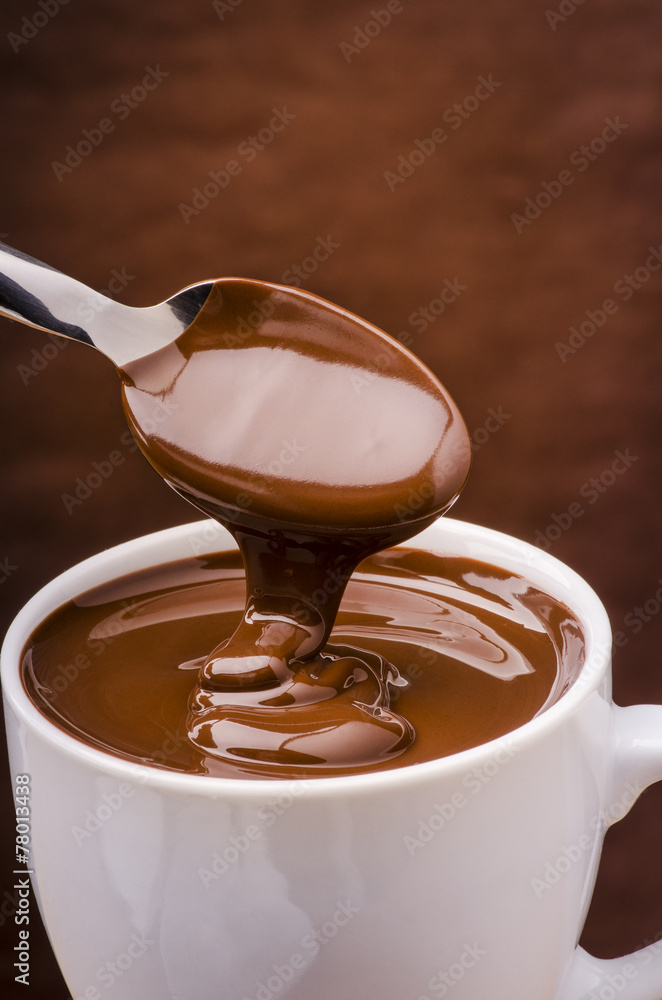 tazza di cioccolata calda Stock Photo
