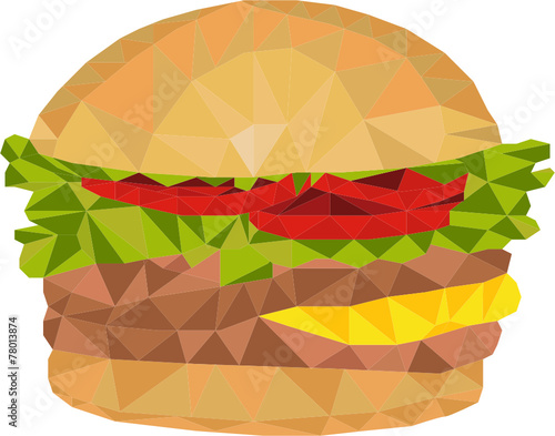 Hamburger Low Polygon