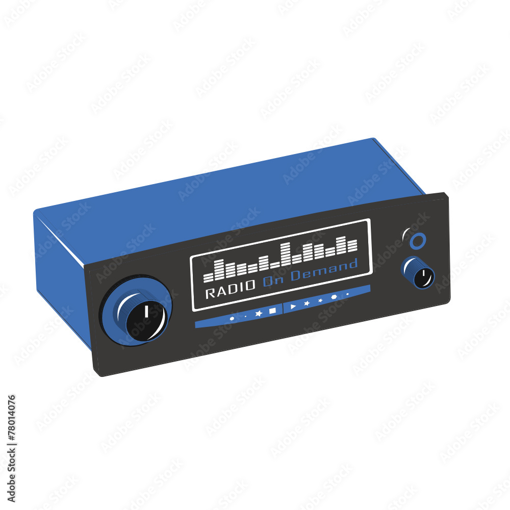 Fototapeta premium Autoradio