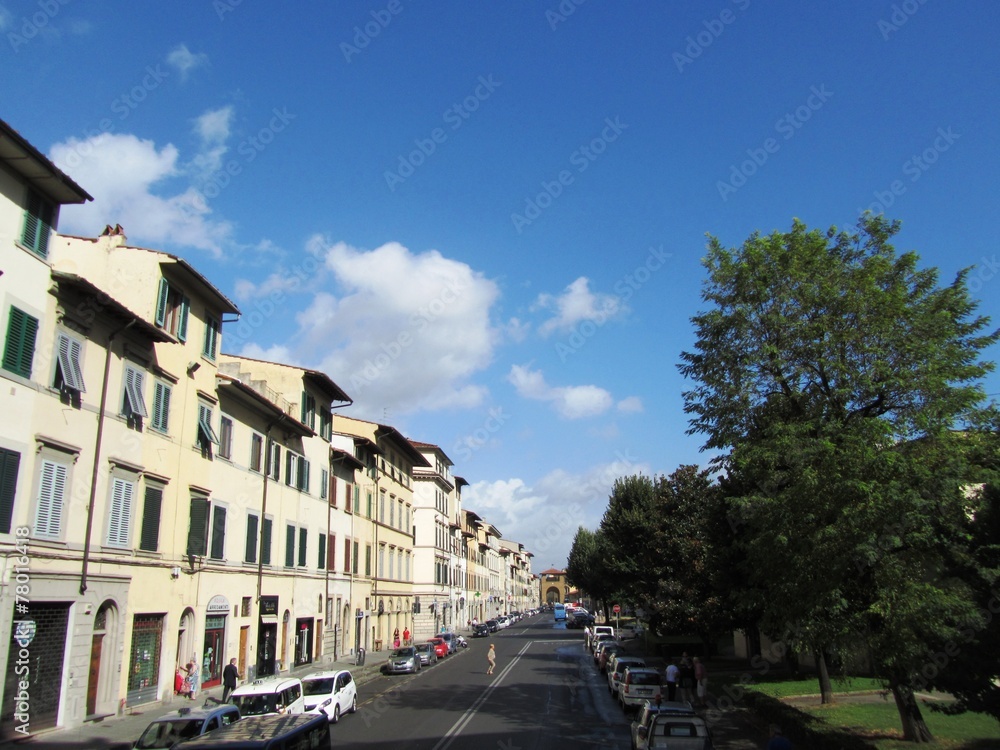 Naklejka premium Florenz im Sommer - Firenze - Italien