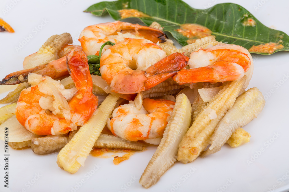 Shrimp and corn salad Shrimp and corn salad