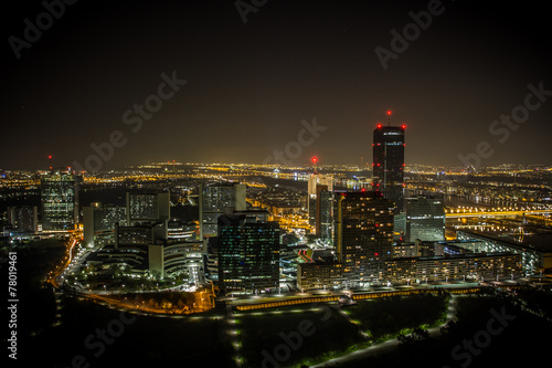 Donaucity Nacht Wien Donaustadt