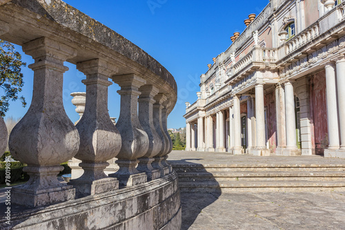 Architectural details of the castle Queluz. Sintra, Portugal. photo