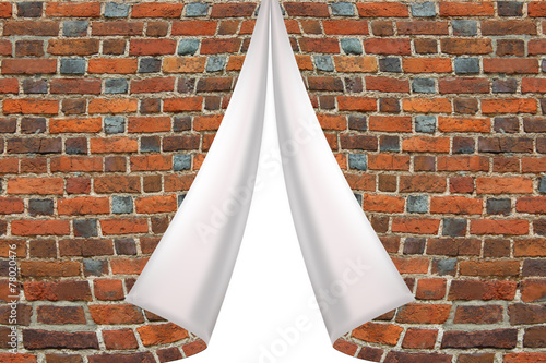 brick cuff on the white background