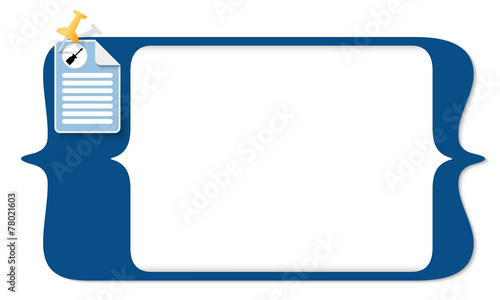 vector square brackets for entering text and document icon and s