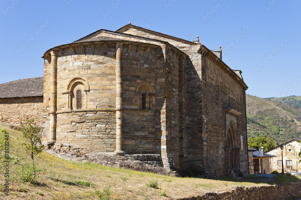 Apse of the Santiago Church in Villafranca del Bierzo.
