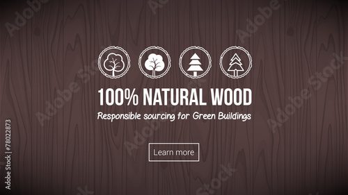 Natural wood