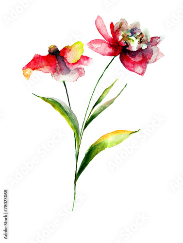 Stylized flowers