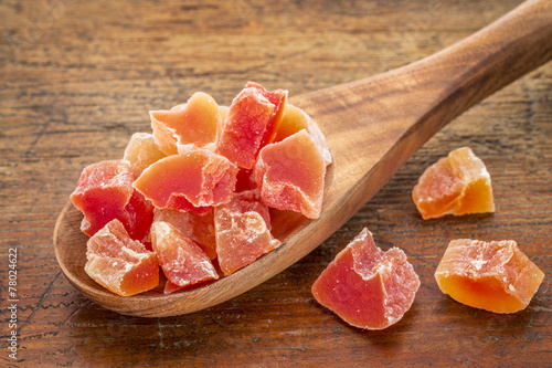 dried papaya snack photo