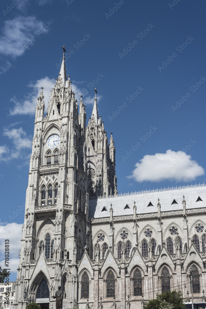 Basilica in Quito, Ecuador