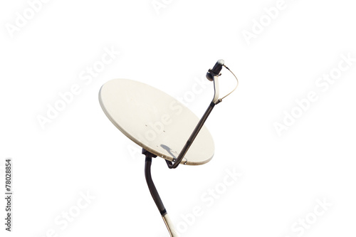 satellite dish on a white background