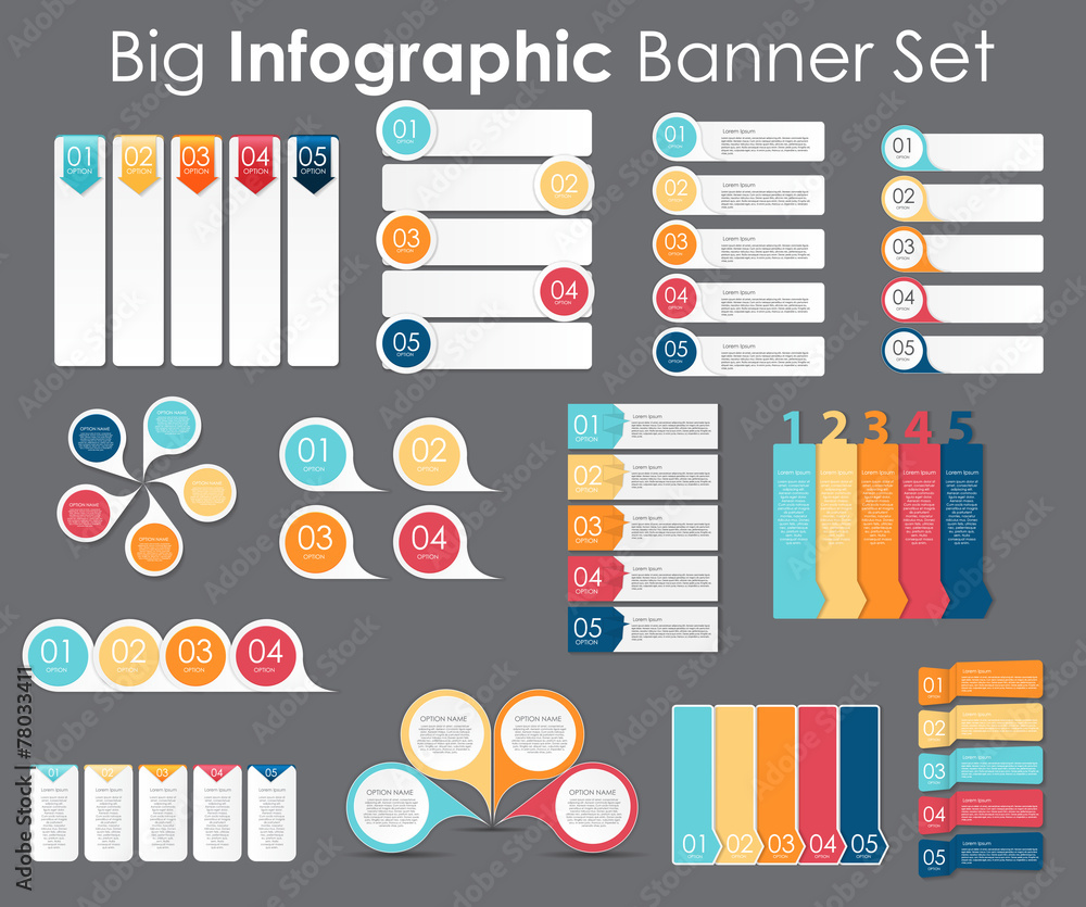Infographic Design Elements for Your Business Vector - obrazy, fototapety, plakaty 