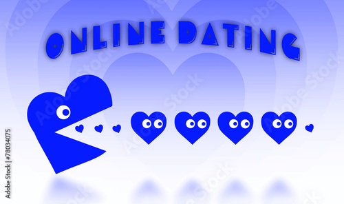 Bild auf Leinwand Concept of dating