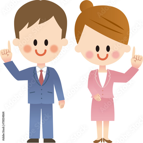 男性社員と女性社員