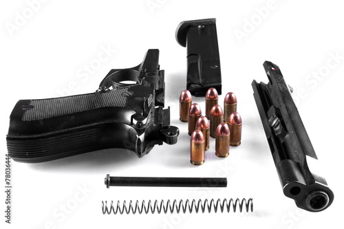 Foto Disassembled Gun