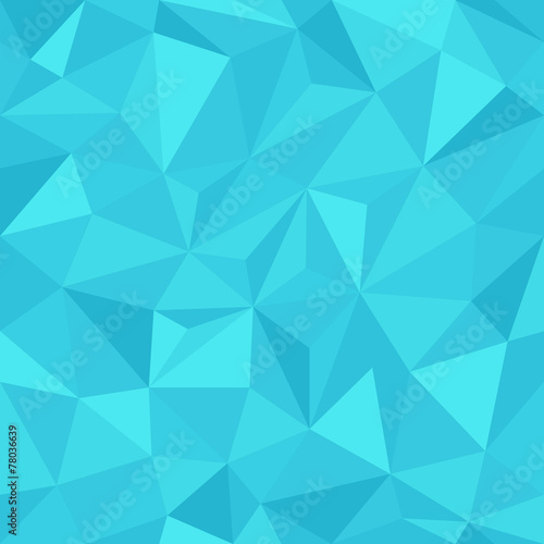 Abstract blue background with triangles