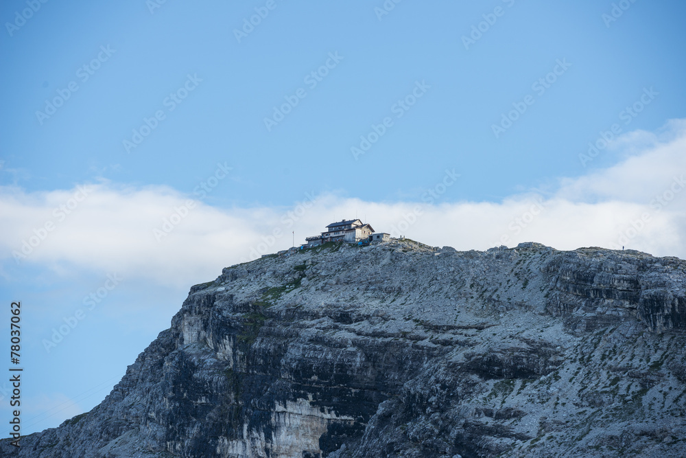 Nuvolau mountain hut, Dolomites, Italy