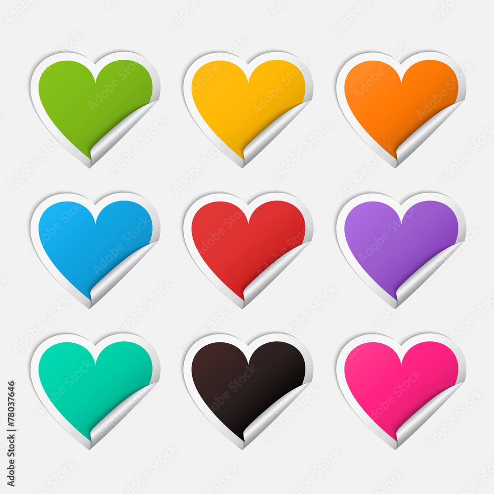 Hearts sticker Hearts sticker