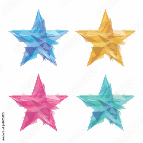 Creative polygon stars