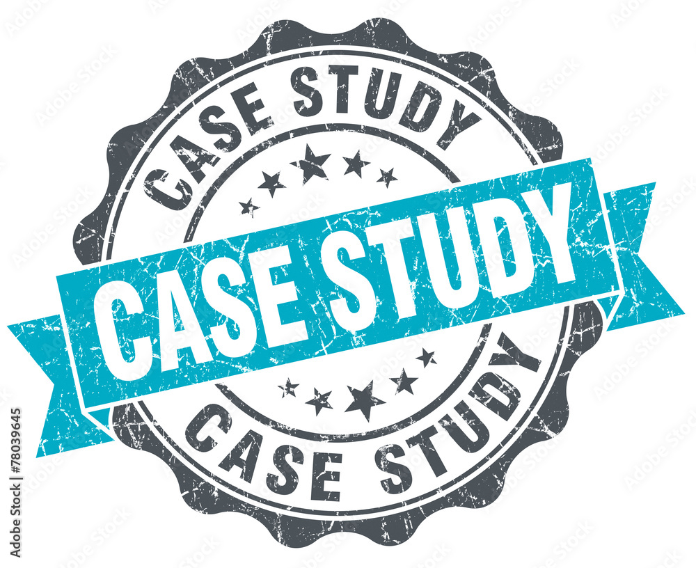 Fototapeta premium case study vintage turquoise seal isolated on white