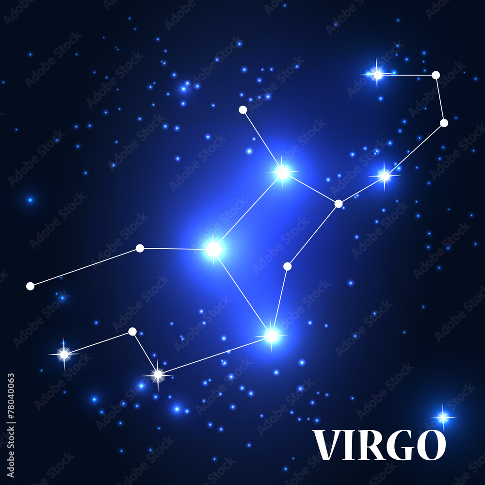 Symbol: Virgo Zodiac Sign. Vector Illustration. Stock Vector | Adobe Stock