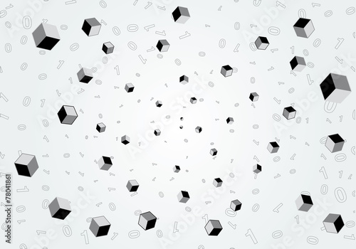 Abstract monocromatic internet design