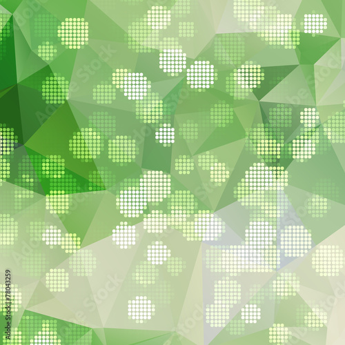 low poly double exposure abstract background square pixel mosaic