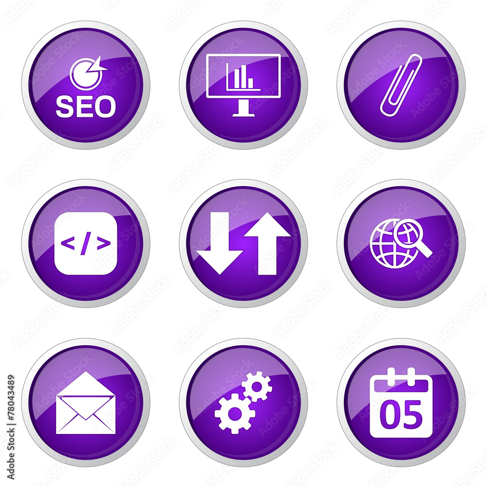 SEO Internet Sign Violet Vector Button Icon Design Set 6 SEO Internet Sign Violet Vector Button Icon Design Set 6