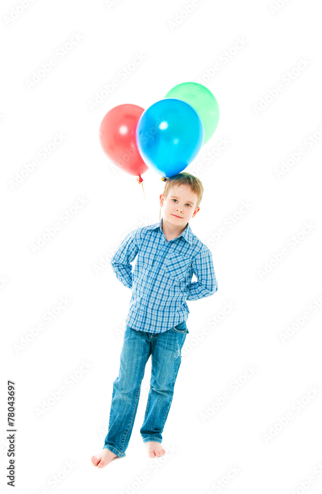 the boy with balloons the boy with balloons