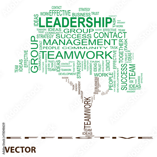 Vector conceptual business word cloud