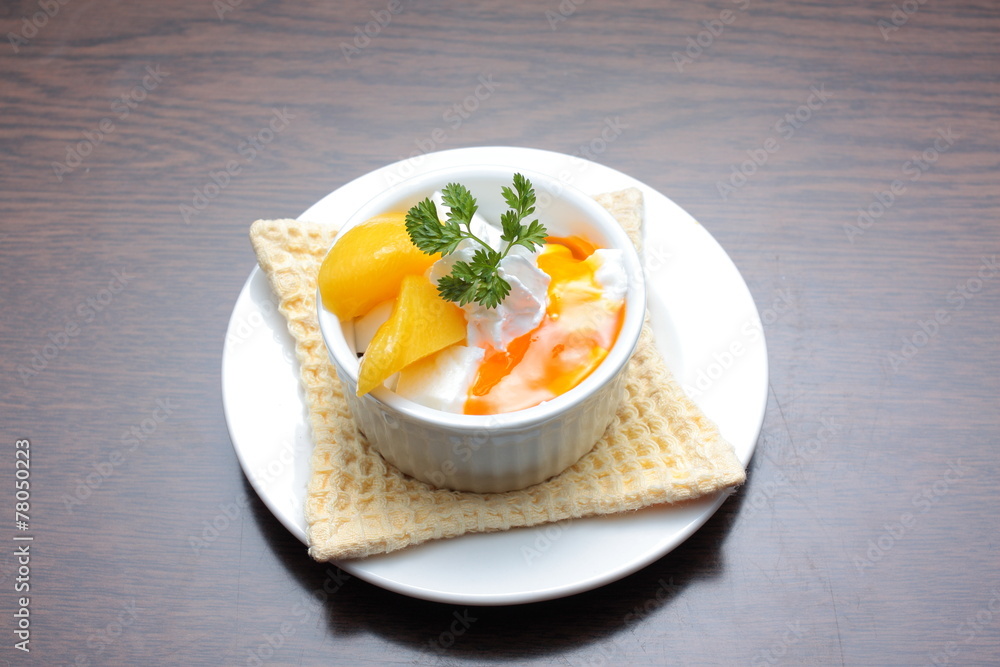 Fototapeta premium パンナコッタ