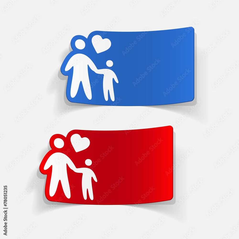 realistic design element: family realistic design element: family