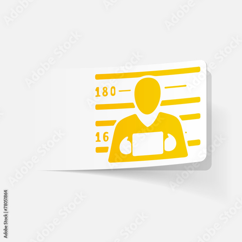 realistic design element. suspect