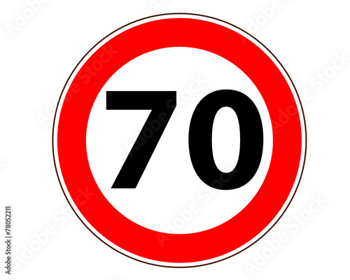 70 Verkehrszeichen symbol