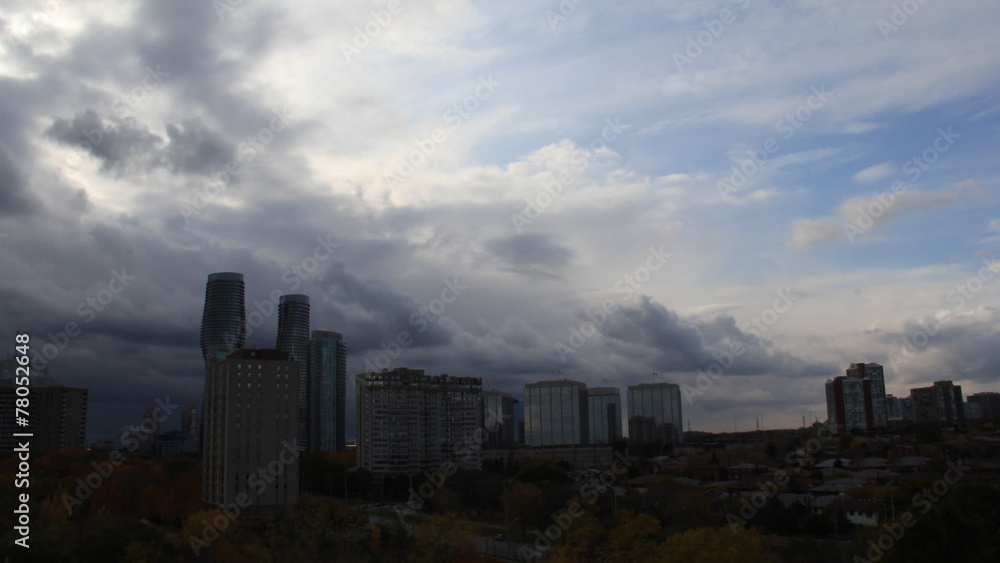Clouds Building Over Mississauga Time-Lapse Clouds Building Over Mississauga Time-Lapse