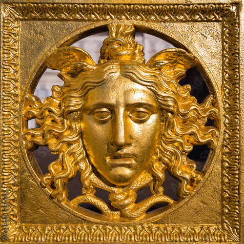 medusa mask golden