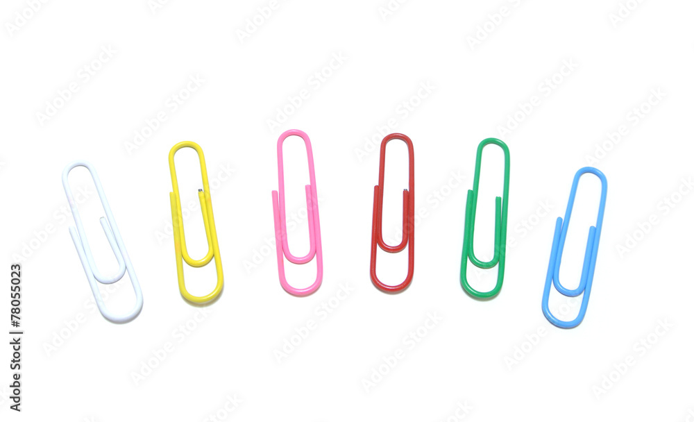 office color paper clip set office color paper clip set