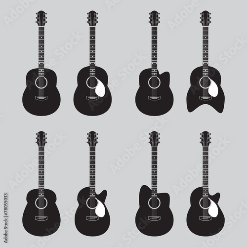 Guitar icon logo