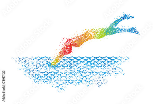 Swimming Art 3