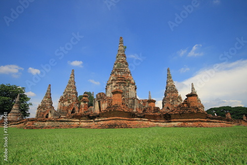Chaiwattanaram  historic temple in Ayutthaya  Thailand