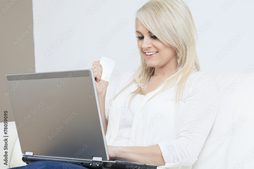 young beautiful woman using a laptop computer at home young beautiful woman using a laptop computer at home