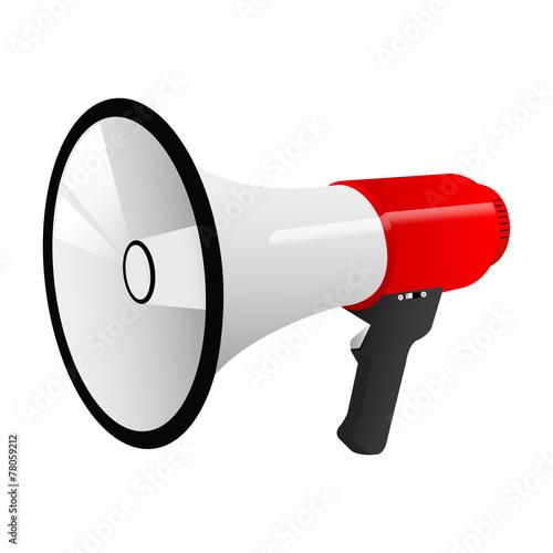 Red megaphone