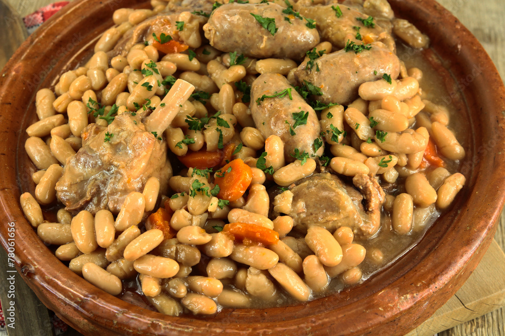 cassoulet au confit de canard cassoulet au confit de canard